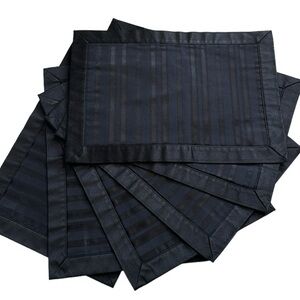 Waterford Placemats in Black Set of 6